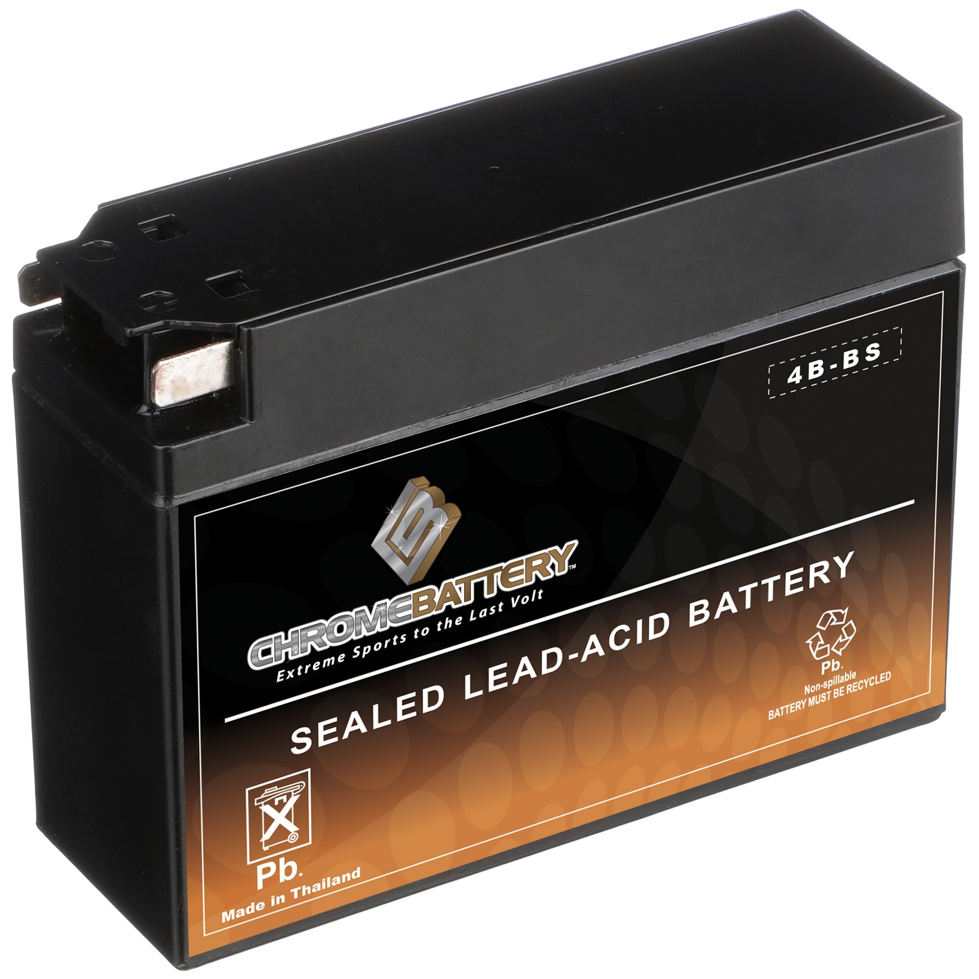 Amazon | CB CHROMEBATTERY 4B-BS メンテナンスフリー 12V 2Ah